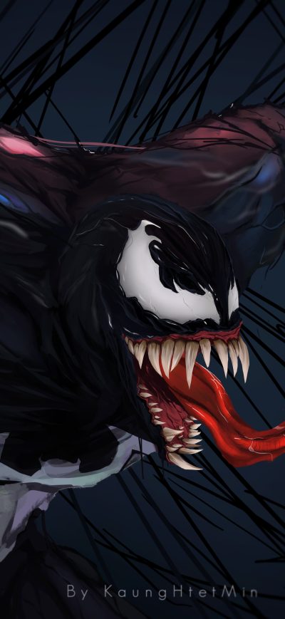 Fond d'écran iPhone Venom Digital Art 5k