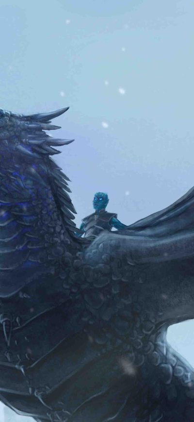 Fond d'écran iPhone Ice Dragon Game Of Thrones 4k
