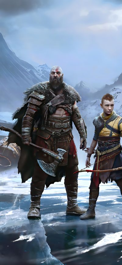 Fond d'écran iPhone God Of War Ragnarok