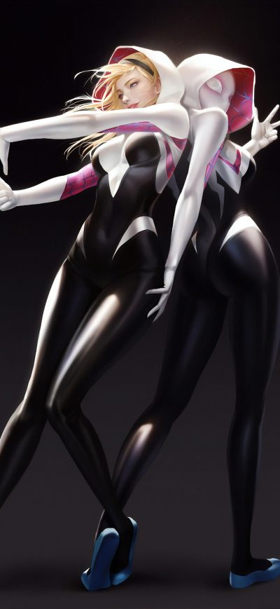 Fond d'écran iPhone Gwen Stacy Spider Girl 4k