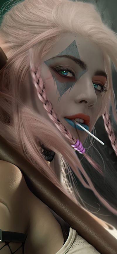 Fond d'écran iPhone Harley Quinn X Jinx