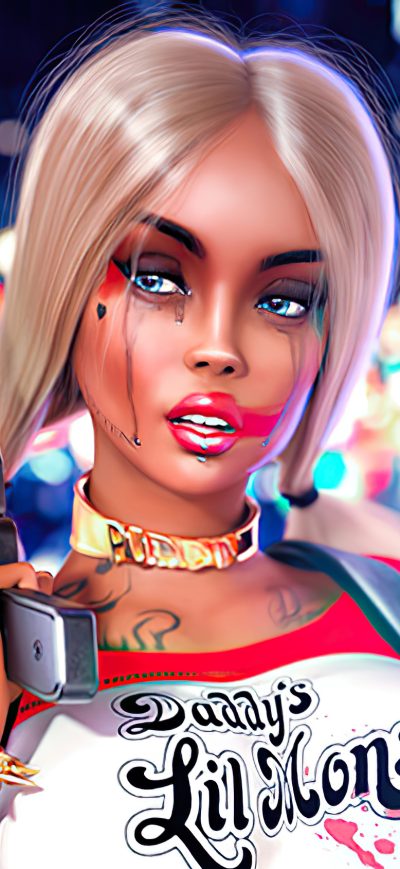 Fond d'écran iPhone Cosplay Harley Quinn 2020