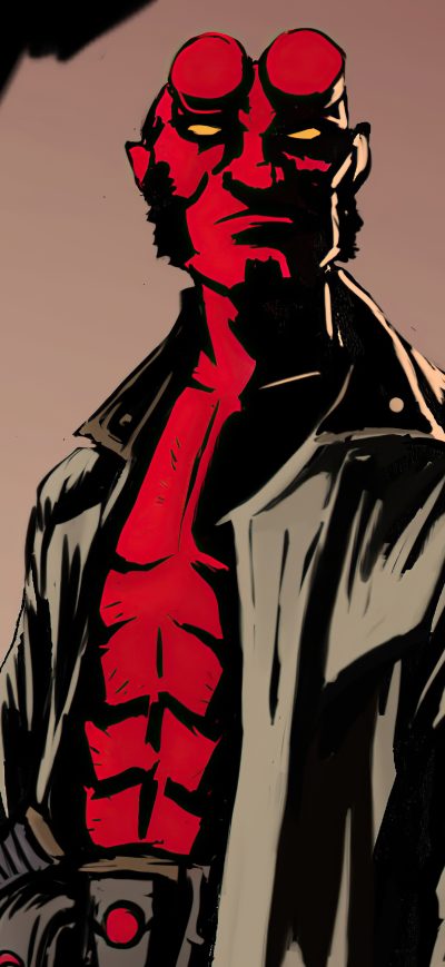 Fond d'écran iPhone Hellboy Cover 5k