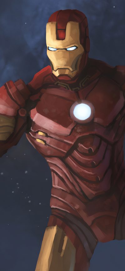 Fond d'écran iPhone Iron Man Blaster 4k Artwork
