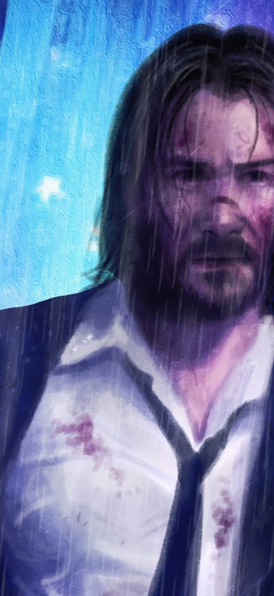 Fond d'écran iPhone John Wick Rain