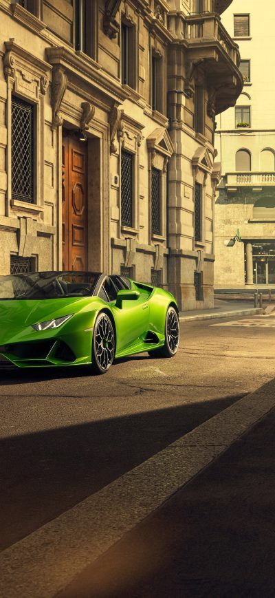 Fond d'écran iPhone Lamborghini Huracan EVO Spyder