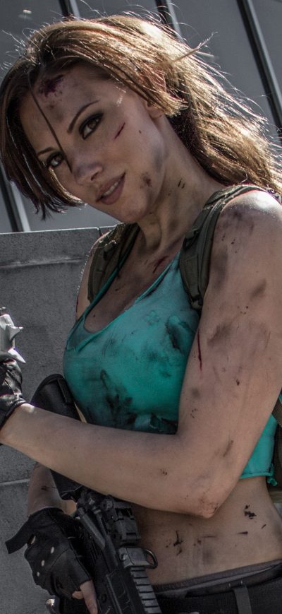 Fond d'écran iPhone Cosplay Of Lara Croft