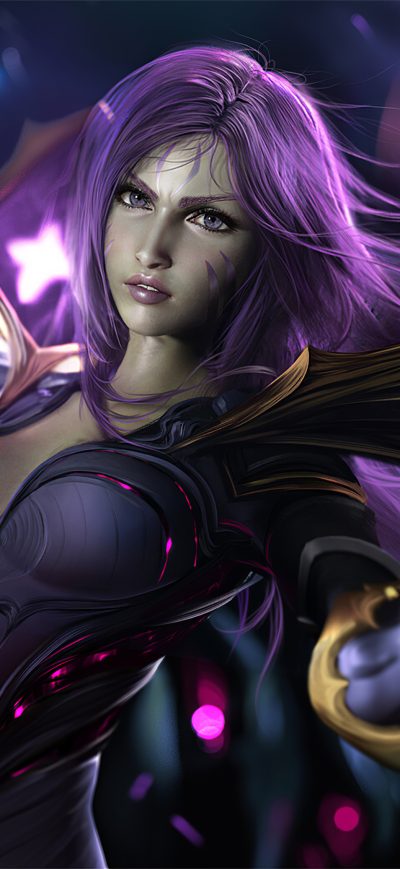 Fond d'écran iPhone KaiSa League Of Legends 4k 2020