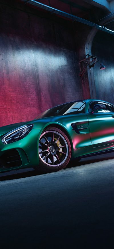 Fond d'écran iPhone Green Mercedes Benz Amg GT