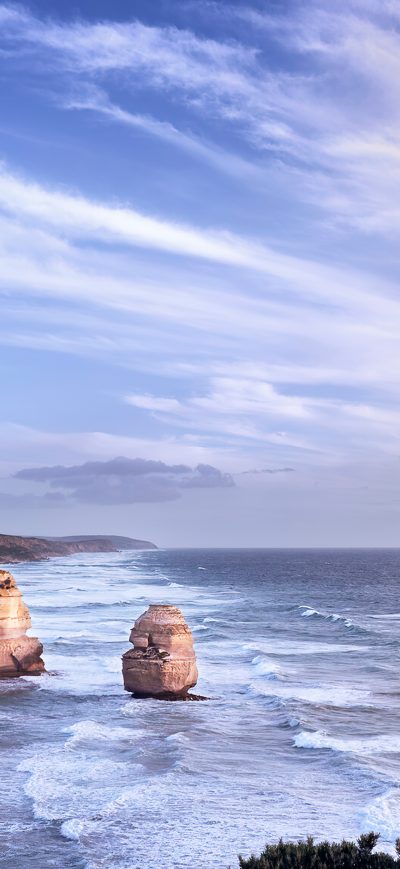 Fond d'écran iPhone Storm National Park Pacific Beach Seascape 4k