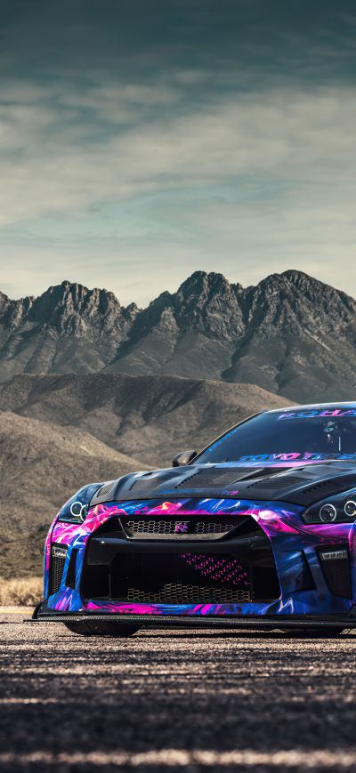 Fond d'écran iPhone Custom Nissan Gtr 4k 2020