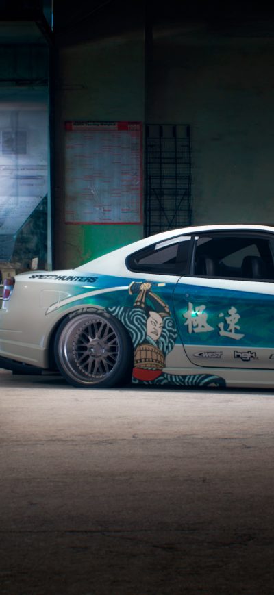 Fond d'écran Nissan Silvia S15 Samurai 4k sur iPhone