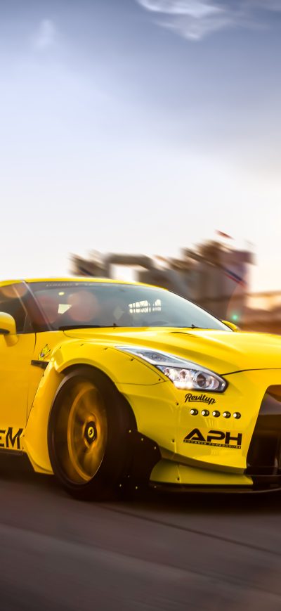 Fond d'écran iPhone Nissan GTR 5k