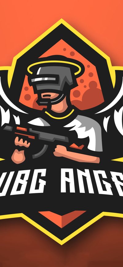 Fond d'écran iPhone Pubg Angel Minimal 4k