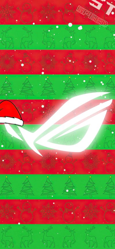 Fond d'écran iPhone Republic Of Gamers X Christmas 4k