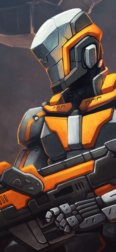 Fond d'écran iPhone Robot Soldiers Scifi Digital Concept Art 4k