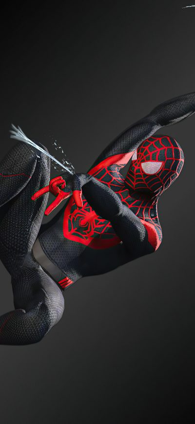 Fond d'écran iPhone Spider Man Miles 2020 Shooter