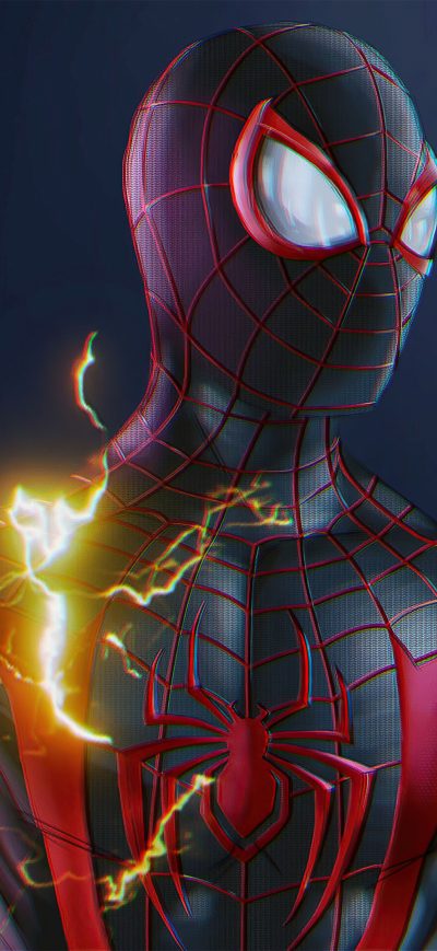 Fond d'écran iPhone Spiderman Miles Morales New 2020