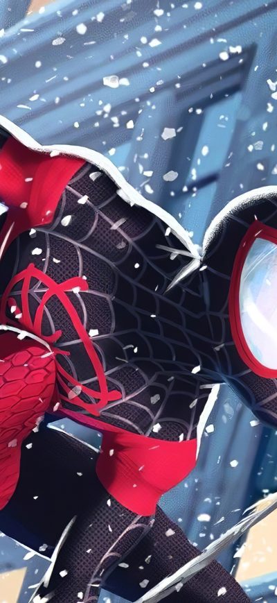 Fond d'écran iPhone Spiderman Miles Coming