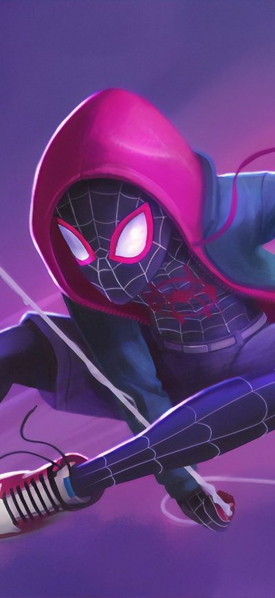 Fond d'écran iPhone Spider Verse Miles