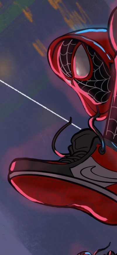 Fond d'écran iPhone 4k Art Spiderman New
