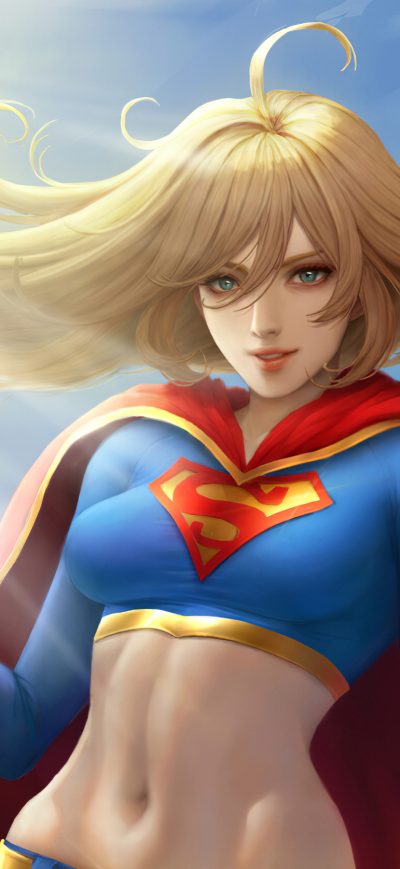 Fond d'écran iPhone Art Supergirl 4k New