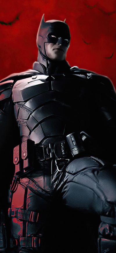 Fond d'écran iPhone The Batman Robbert Pattinson Comic Art 5k