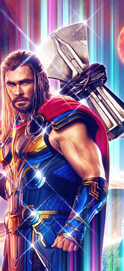 Fond d'écran iPhone Chris Hemsworth As Thor In Thor Love And Thunder 5k