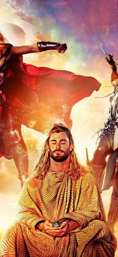 Fond d'écran iPhone 2022 Thor Love And Thunder