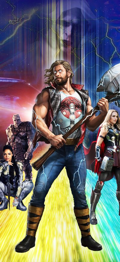 Fond d'écran iPhone Thor Love And Thunder Fan Made Poster 4k