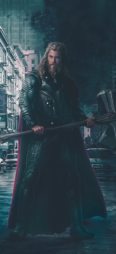 Fond d'écran iPhone Thor Stormbreaker 4k