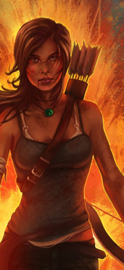 Fond d'écran Tomb Raider Artworks sur iPhone