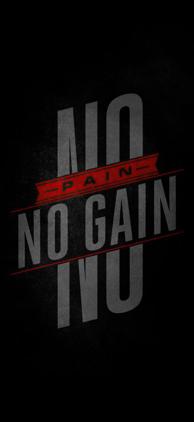 Fond d'écran iPhone No Pain No Gain