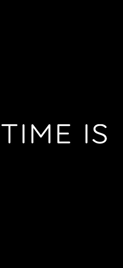 Fond d'écran iPhone The Time Is Now