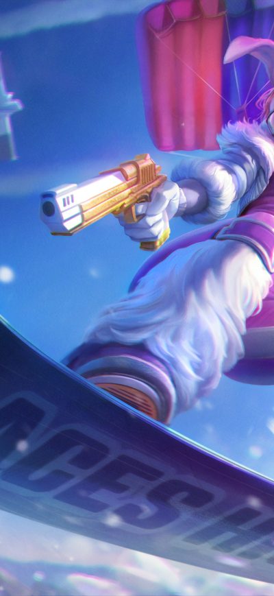 Fond d'écran iPhone Vainglory Gwen Snow Bunny 4k