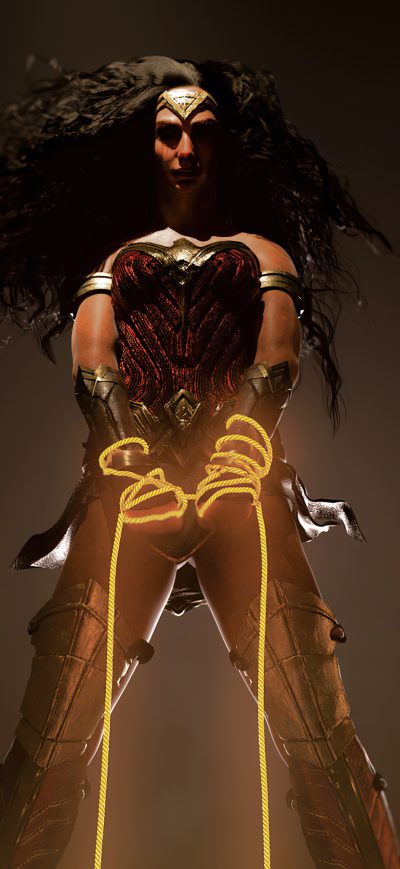 Fond d'écran iPhone Wonder Woman Lasso