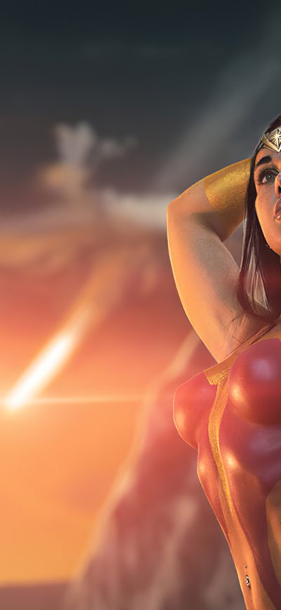 Fond d'écran iPhone Wonder Woman Cosplay 4k 2020
