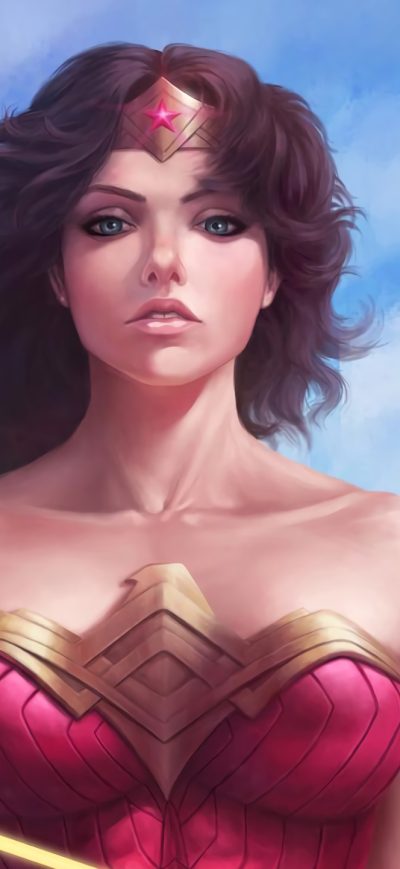 Fond d'écran iPhone Newart Wonder Woman