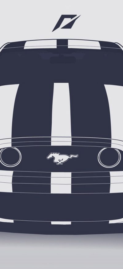 Fond d'écran Ford Mustang Vector sur iPhone