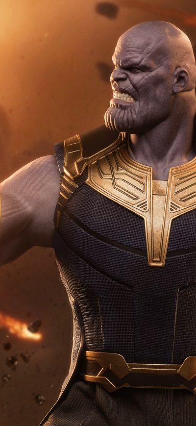 Fond d'écran iPhone Thanos Supervillain