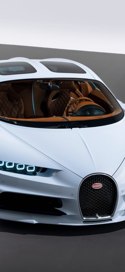 Fond d'écran iPhone Bugatti Chiron Sky View 2018