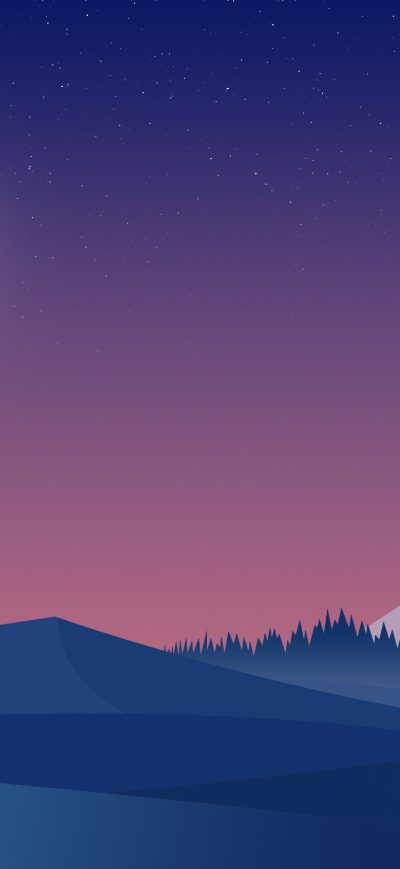 Fond d'écran iPhone Landscape Mountains Minimalist