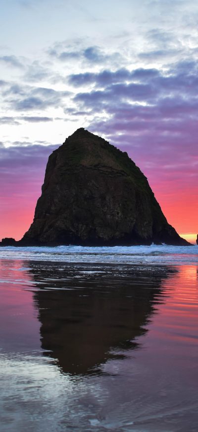 Fond d'écran iPhone Cannon Beach Sunset 5k