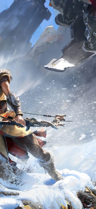 Fond d'écran iPhone 4K Horizon Zero Dawn