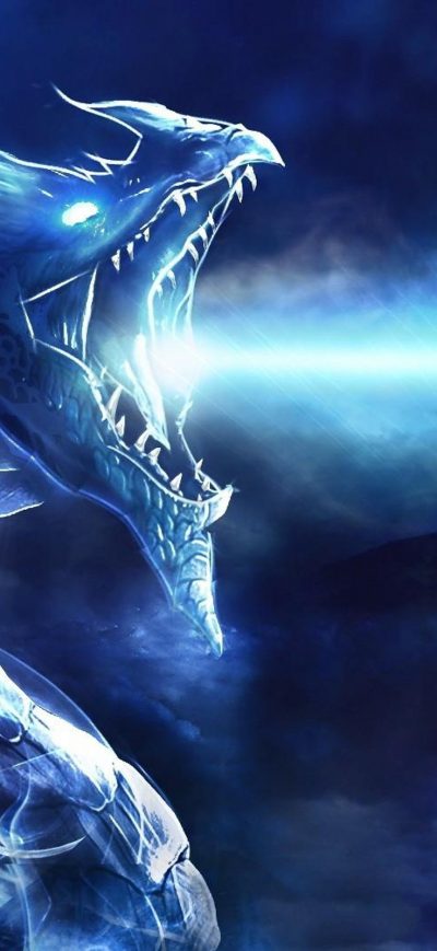 Fond d'écran iPhone Blue Dragon