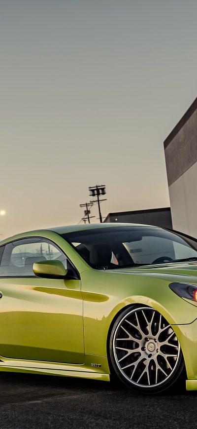 Fond d'écran iPhone Green Hyundai Stance Genesis