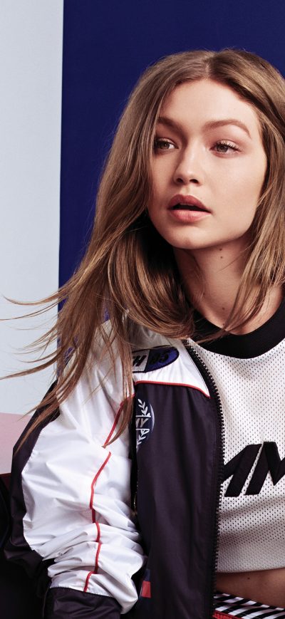 Fond d'écran iPhone Gigi Hadid Tommy Hilfiger 2018 Photoshoot