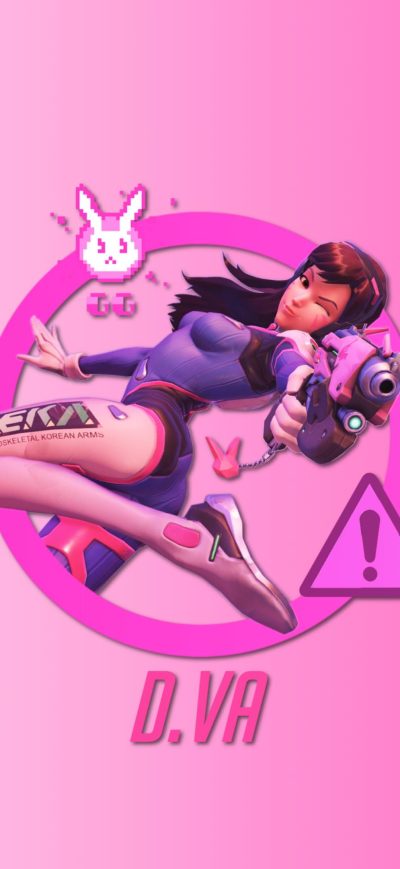 Fond d'écran iPhone Dva Overwatch Hero