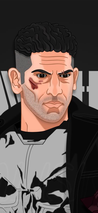 Fond d'écran iPhone The Punisher Fan Artwork