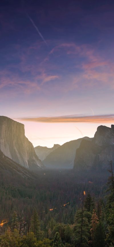 Fond d'écran iPhone Yosemite Morning 5k